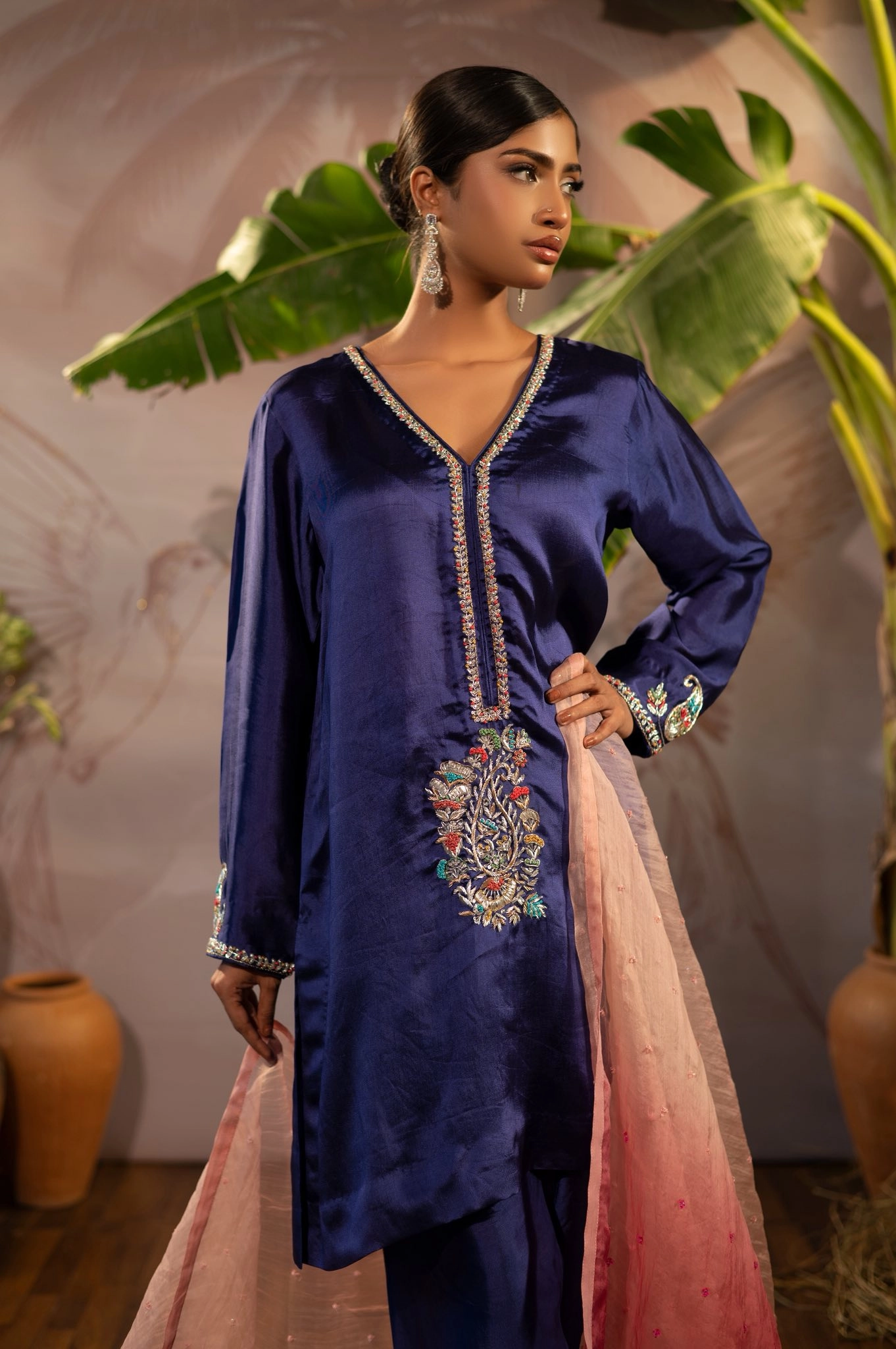 Purple Salwar Suit Set